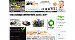 Desktop Screenshot of enlevement-epave-auto.com