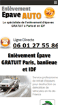 Mobile Screenshot of enlevement-epave-auto.com
